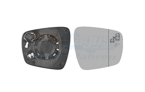 Mirror Glass, Wing Mirror * HAGUS * 4424836