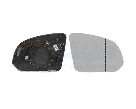 Mirror glass, Wing mirror * HAGUS * 5917838