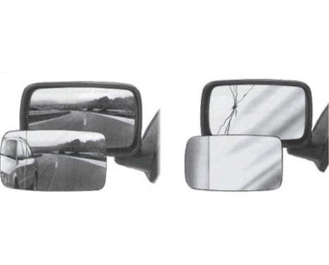 Mirror Glass, Wing Mirror HAGUS 7260