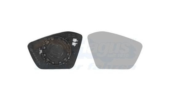 Mirror glass, Wing mirror * HAGUS * 7647838