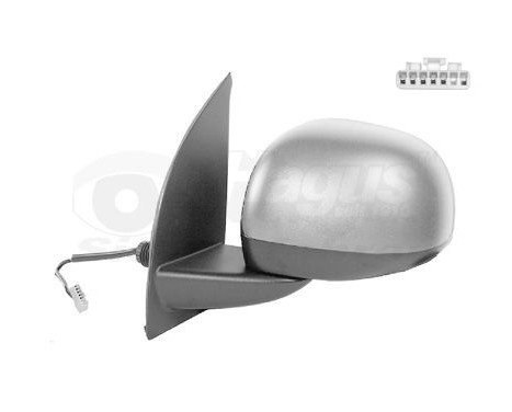 ELECTRIC Outside Mirror LEFT Panda 09- Temperature Sensorsor/Pri 1711827 Hagus, Image 2