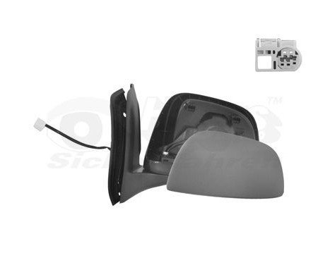 ELECTRIC Outside Mirror LEFT SX4 Primed/Convex 5263807 Hagus, Image 2