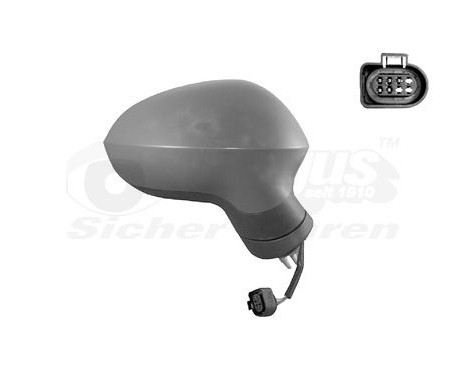 ELECTRIC Outside mirror RIGHT Leon 09- Hea/Prim/5Pin 4940808 Hagus, Image 2