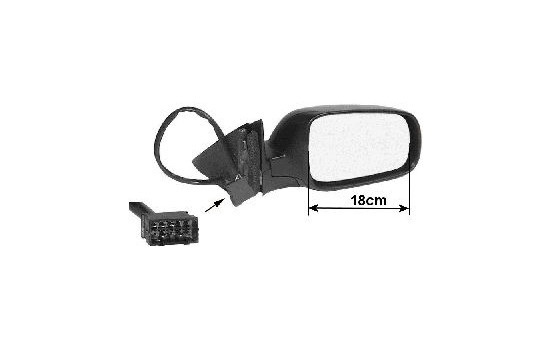 ELECTRIC Outside Mirror RIGHT VW PASSAT B5 5836818 Hagus, Image 2