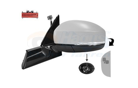 Exterior mirror * HAGUS * 0262825