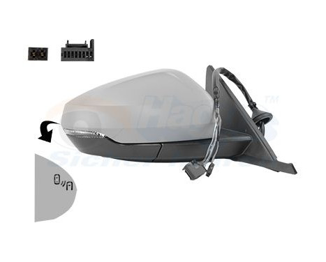 Exterior mirror * HAGUS * 0366828