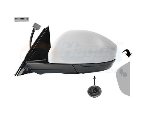 Exterior mirror * HAGUS * 7719825