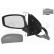 Left electric exterior mirror 3-door, aspherical + temperature sensor 1625817 Hagus, Thumbnail 3
