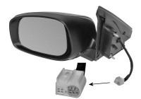 Left electric exterior mirror Heated 5222807 Hagus