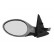 Left electric exterior mirror HEATED, PRIMER 0156817 Hagus
