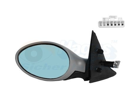 Left electric exterior mirror HEATED, PRIMER 0156817 Hagus, Image 2