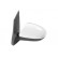 Left electric exterior mirror Primer 2741805 Hagus