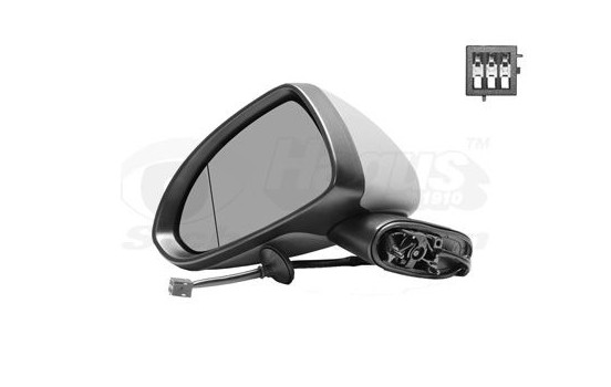 Left electric exterior mirror Primer Aspherical 3750805 Hagus, Image 2