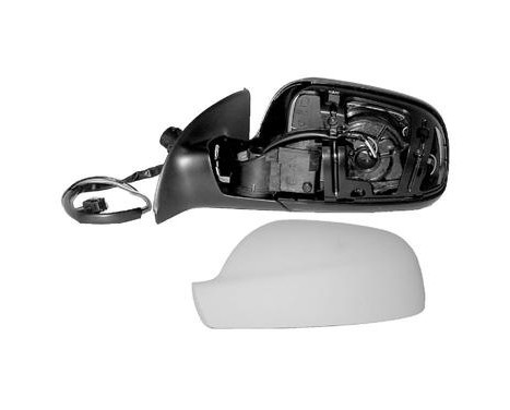 Left electric exterior mirror PRIMER Aspherical 4040827 Hagus