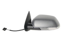 Left electric exterior mirror Primer + Heated + Aspherical 7622817 Hagus