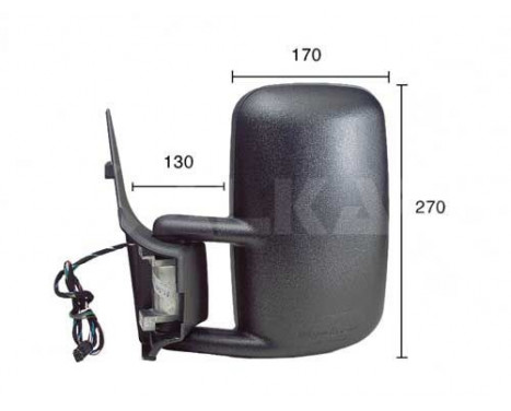 Left outside mirror complete 9225910 Alkar