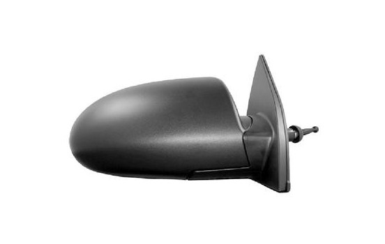 MANUALLY ADJUSTABLE Outside Mirror RIGHT Accent 07- Black 8226804 Hagus