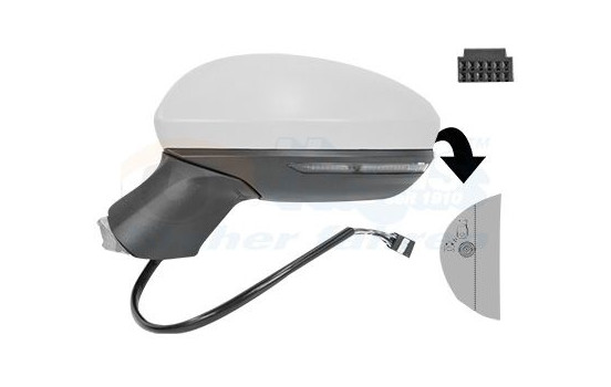 OUTSIDE EXTERNAL MIRROR ELECTRIC FULLY LEFT 4422827 Hagus