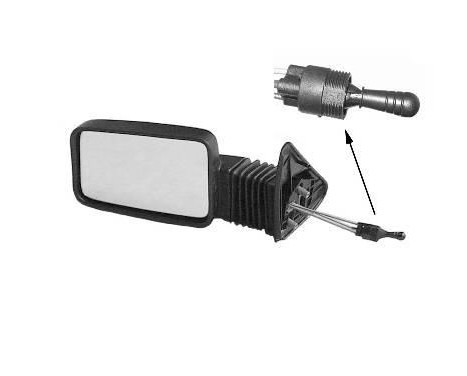 Outside mirror LEFT COMPLETE 7/89+ 4039813 Hagus