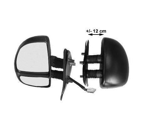 Outside mirror LEFT COMPLETE from '00 LONG 2 MIRROR HEATED 1747817 Hagus