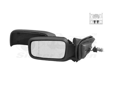 Outside mirror LEFT COMPLETE WITH HEATING. 5940803 Hagus, Image 3