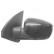 Outside mirror left electric BLACK 8208805 Hagus