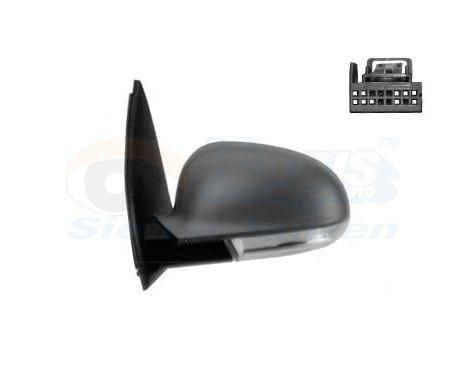 Outside mirror left electric Heated, ELECTRIC Foldable 5894807 Hagus, Image 2