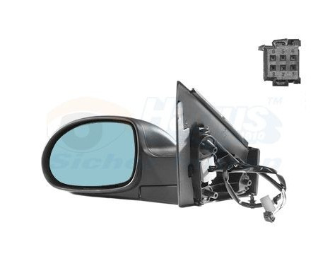 Outside mirror LEFT ELECTRIC (not el foldable) FULLY PRIMER 0961809 Hagus, Image 2