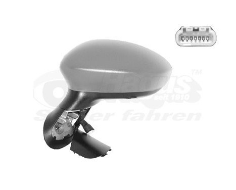 Outside mirror left electric not HEATED Primer 1624815 Hagus, Image 2