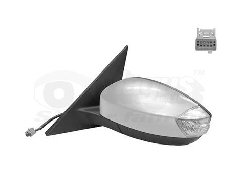 Outside mirror left electric Prim/Verw/ELECTRICFolding/Asf [no ground light] 1887827 Hagus, Image 2