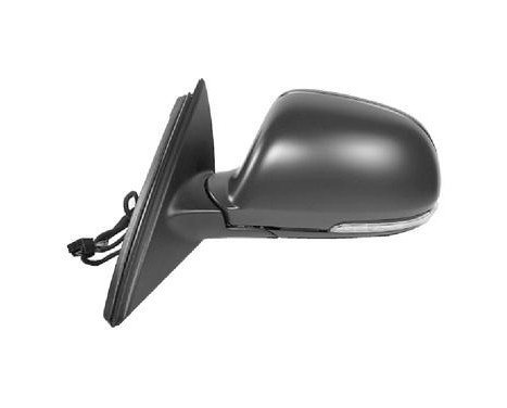 Outside mirror left electric Primer, Heated 6-pin 7636807 Hagus