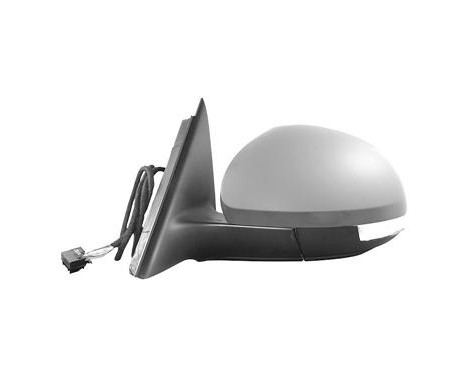 Outside mirror left electric Primer, Heated 7-pin 7606807 Hagus