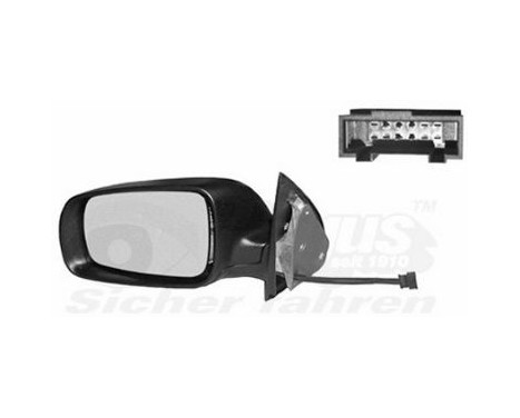 Outside mirror left electric Primer, Heated 7625817 Hagus, Image 2