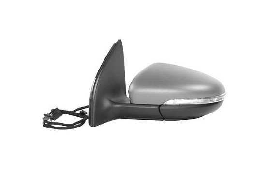 Outside mirror left electric Primer, Heated, Asf 11pin 5863827 Hagus