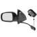 Outside mirror left electric To be sprayed 150x105 Asfer 5817807 Hagus