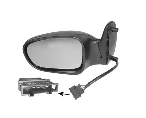 Outside mirror left electric until '98 Heated 1867807 Hagus