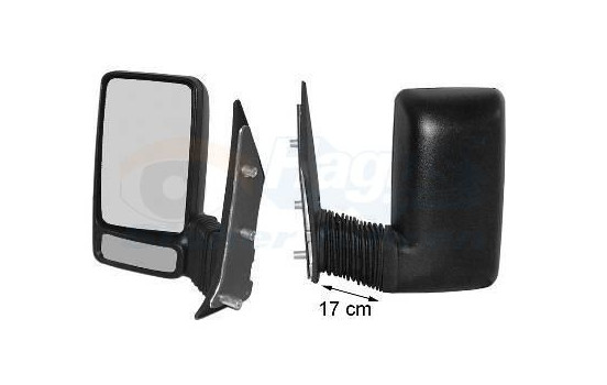 Outside mirror LEFT FULL LONG ARM 2813821 Hagus, Image 3