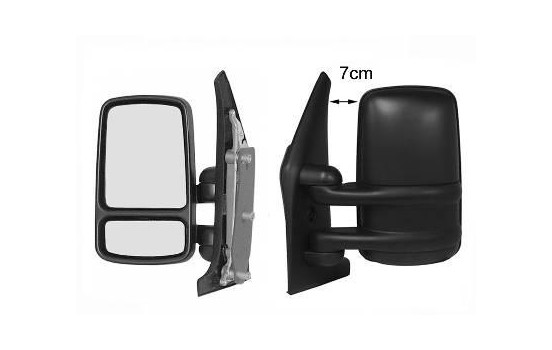 Outside mirror LEFT FULLY SHORT ARM 4391801 Hagus
