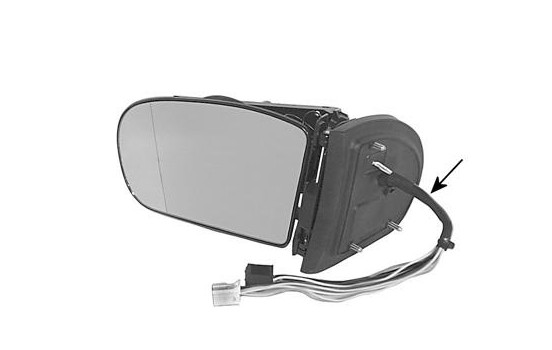 Outside mirror LEFT + M.-A.-R. 11 Pins 3032855 Hagus