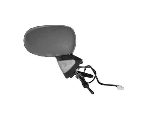 Outside mirror RIGHT COMPLETE with SENSOR HOLE 4366804 Hagus