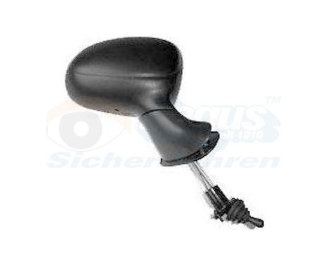 Outside mirror RIGHT COMPLETELY BLACK 8107804 Hagus, Image 2