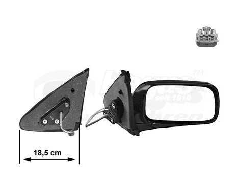 Outside mirror right electric 3-door 3317806 Hagus, Image 3