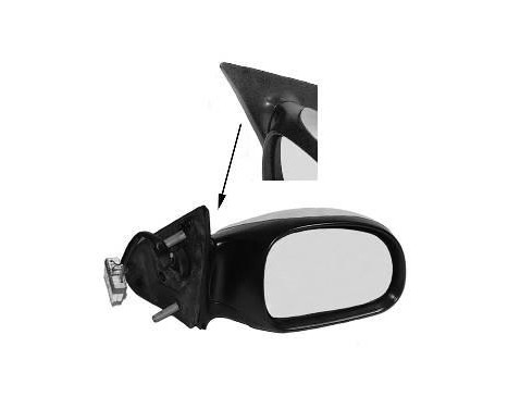 Outside mirror right electric 5/99+ HEATING, TEMPERATURE. 4049808 Hagus