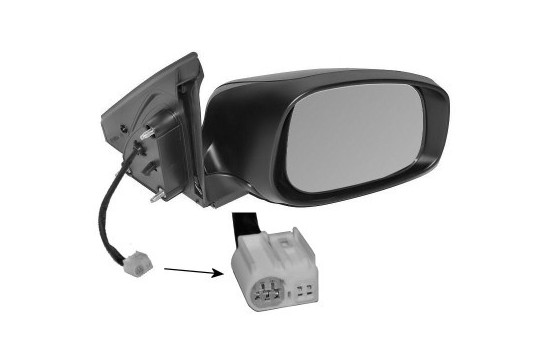 Outside mirror right electric Heated 5222808 Hagus