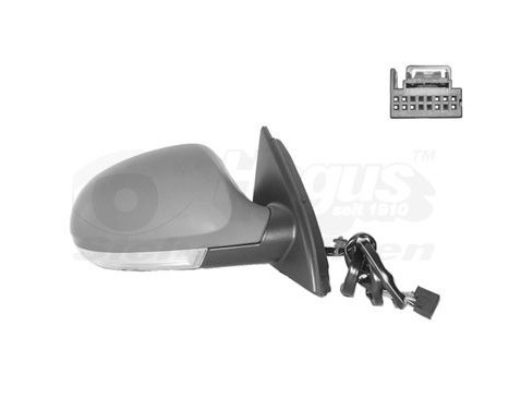 Outside mirror right electric Heated 5839808 Hagus, Image 2