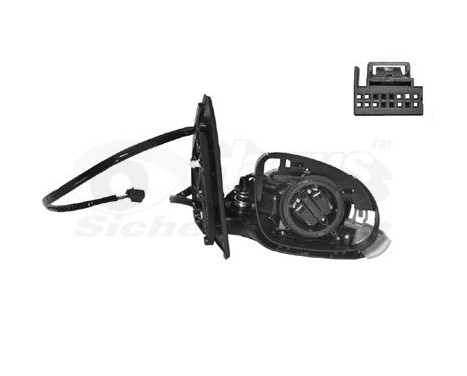 Outside mirror right electric, heated 5894856 Hagus, Image 2