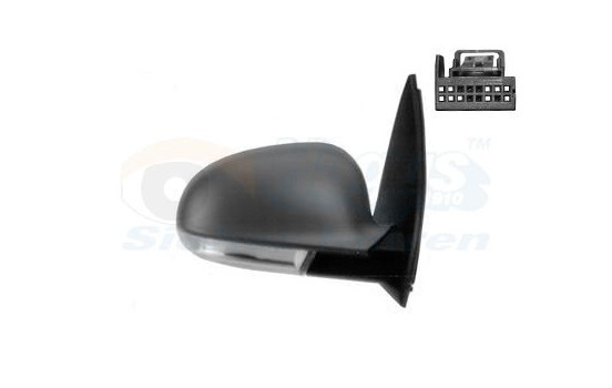 Outside mirror right electric Heated, EletRECHTS Foldable 5894808 Hagus, Image 2