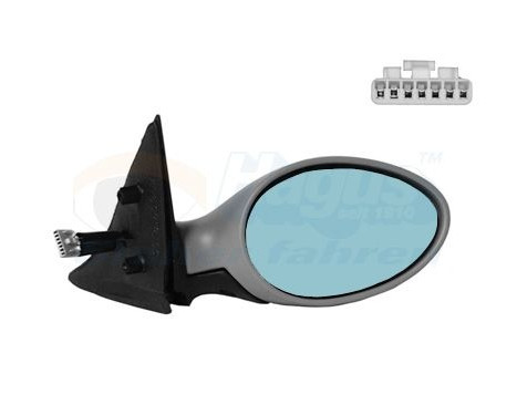 Outside mirror right electric HEATED + TEMP, SENSOR 0156818 Hagus, Image 2