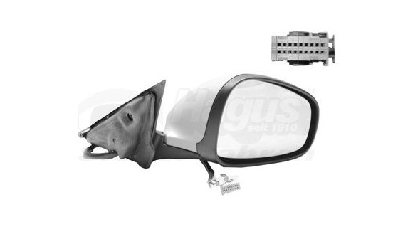 Outside mirror right electric Primer, Heated 0160808 Hagus, Image 2