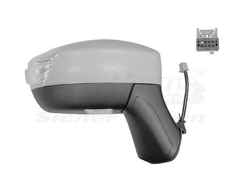 Outside mirror right electric Primer, Heated 1905818 Hagus, Image 2